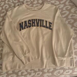 Altar'd State Cream Nashville Sweatshirt